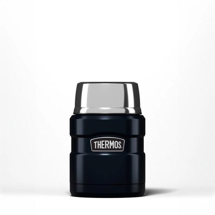 Thermos S/S King Food Flask 470ml Blue
