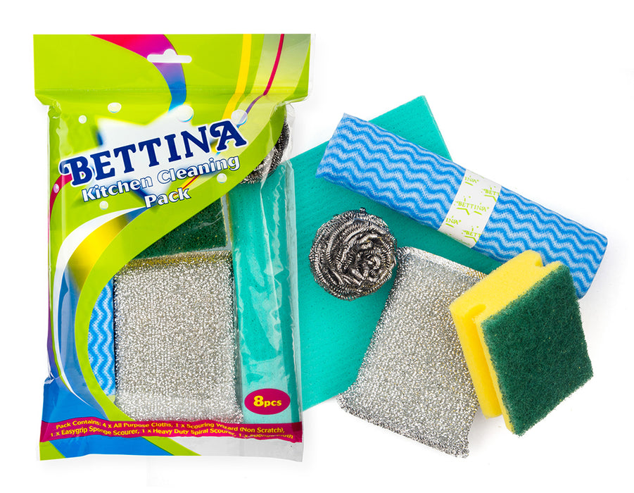 Bettina Kitchen Cleaning Pack 8pcs (10 Units)