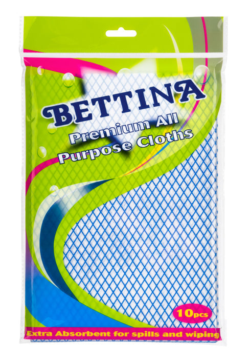 Bettina All Purpose Cloths 10pcs (8 Units)