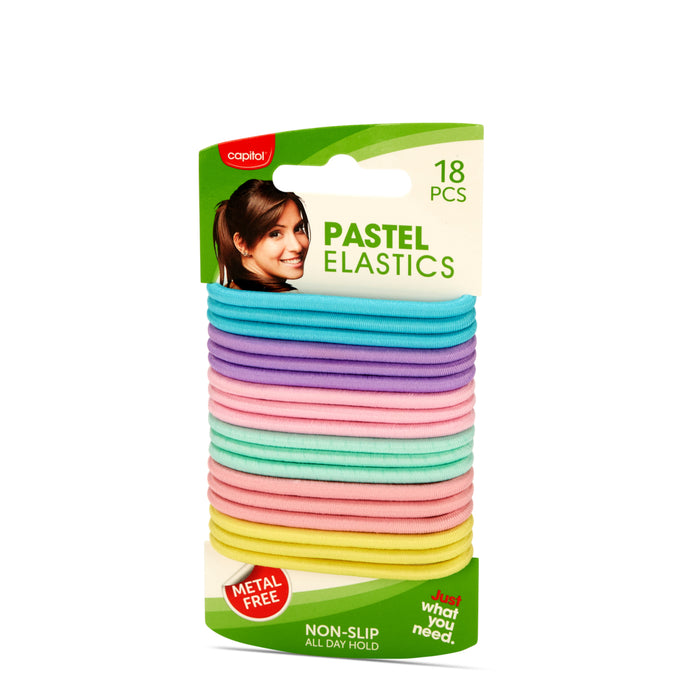 Pastel Hair Elastics (6 Units)