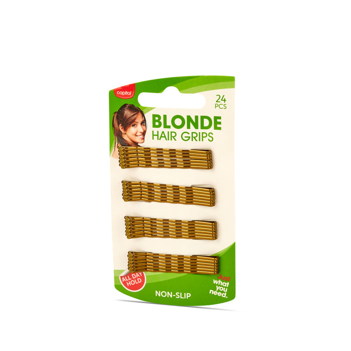 Blonde Hair Grips (6 Units)