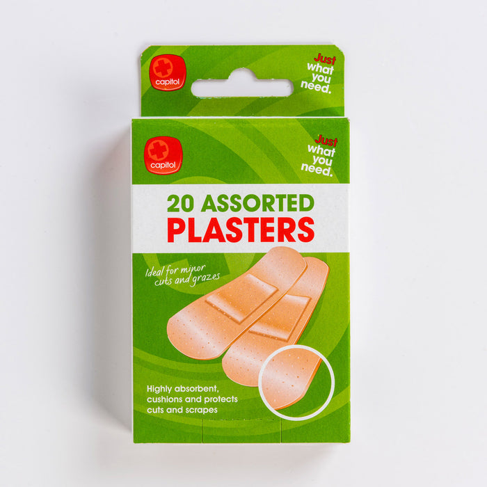20 Assorted Plasters (12 Units)