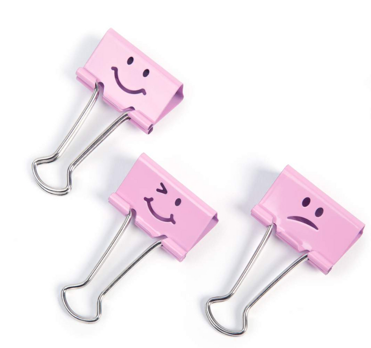 Rapesco Foldback Clips Candy Pink 20pcs (10 Units)