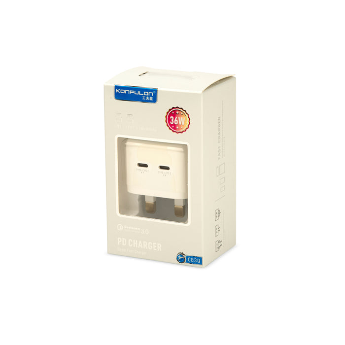 36W Super-Fast PD Charger (1 Unit)