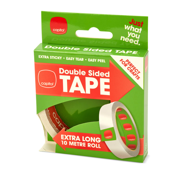Double Sided Tape 10m x 18mm (6 Units)