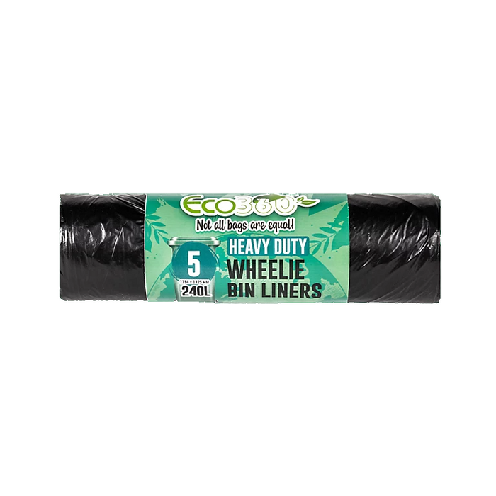 EcoBag 5 Wheelie Bin Liners 240L (6 Units)