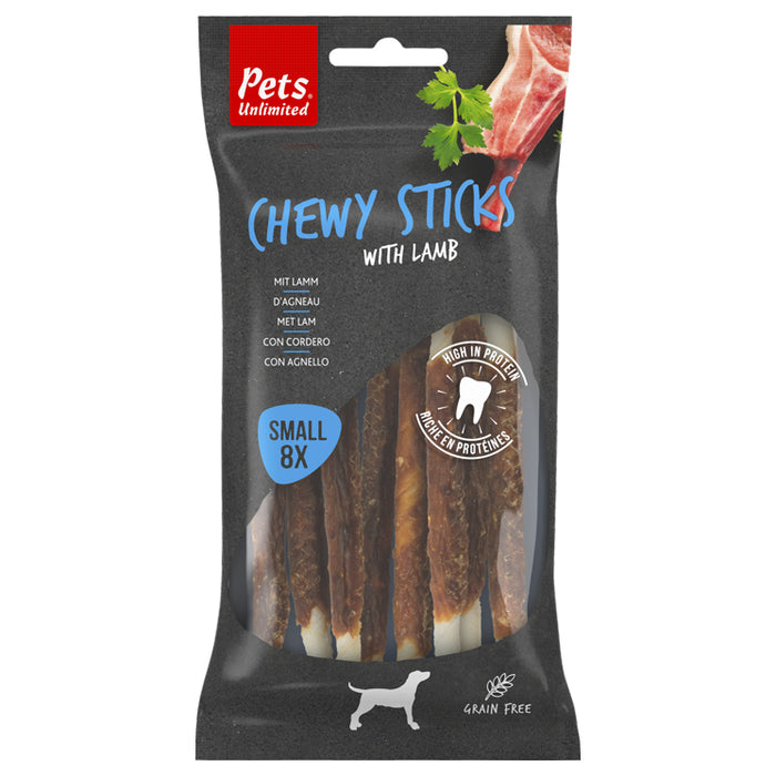 Pets Unlimited, Chewy Stick with Lamb (6 Units)