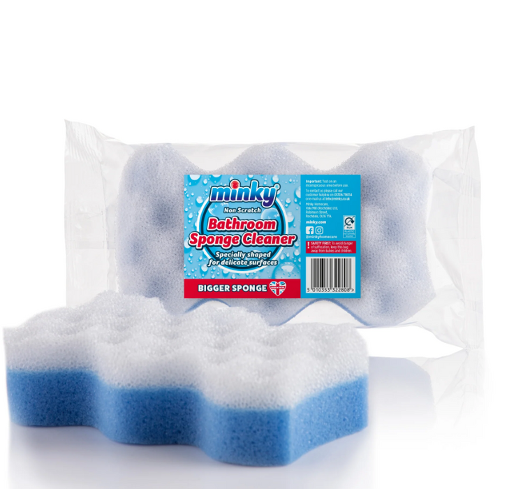 Minky Bathroom Sponge Cleaner (8 Units)