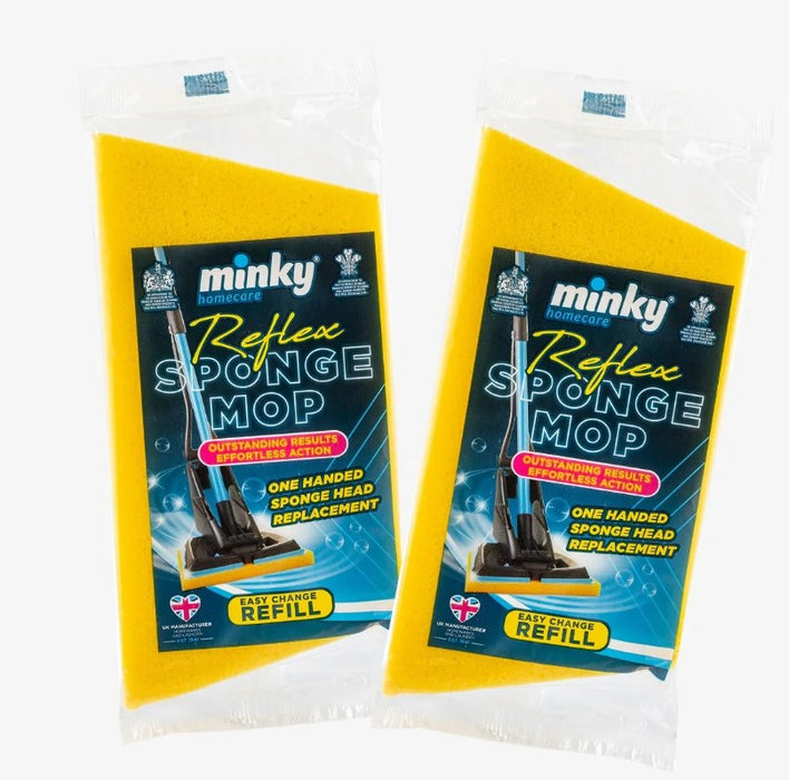 Minky Reflex Sponge Mop Refill (7 Units)