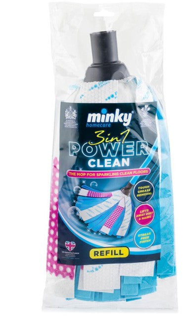 Minky Power Clean Mop Refill (8 Units)