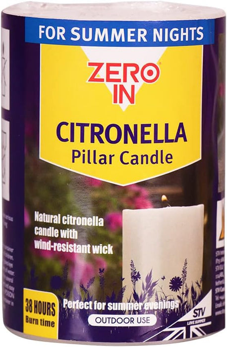 Citronella Pillar Candle (6 Units)