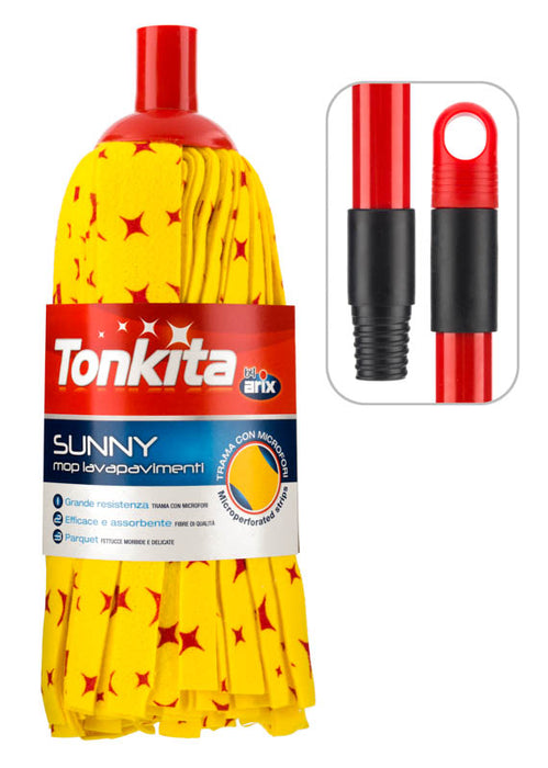 Tonkita, Sunny Mop with Handle Microperforated (6 Units)
