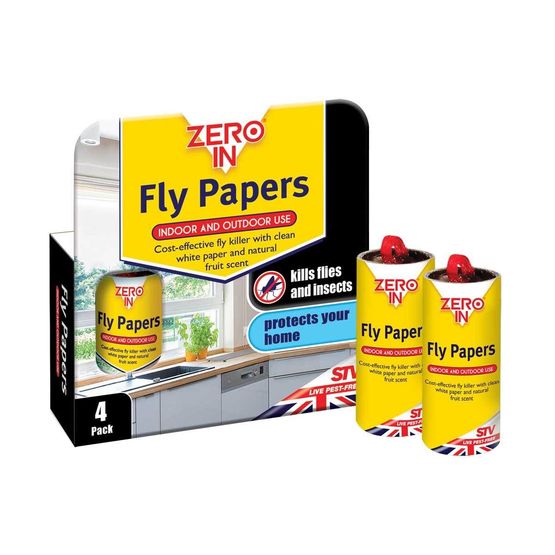 Fly Papers 4-Pack (12 Units)