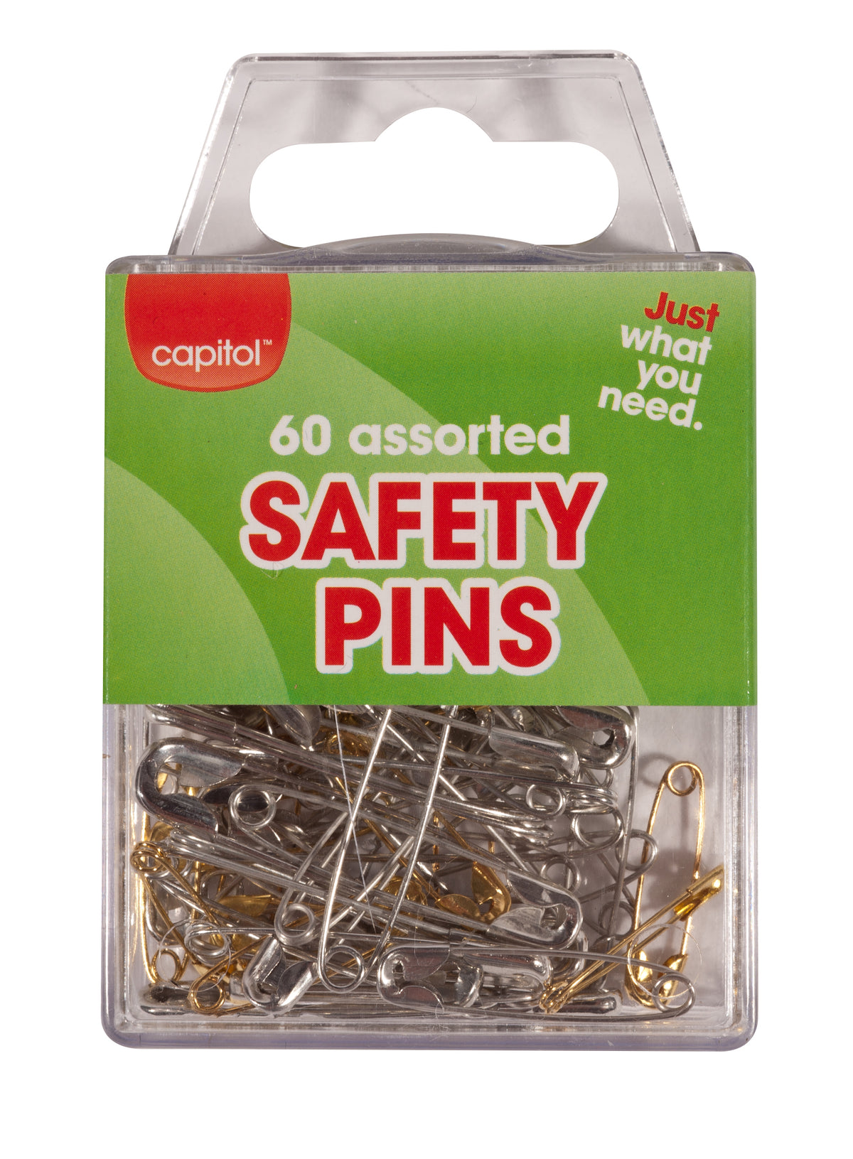 Basic Safety Pin 50 Safety Pins (6 Units) — Capitol Essentials