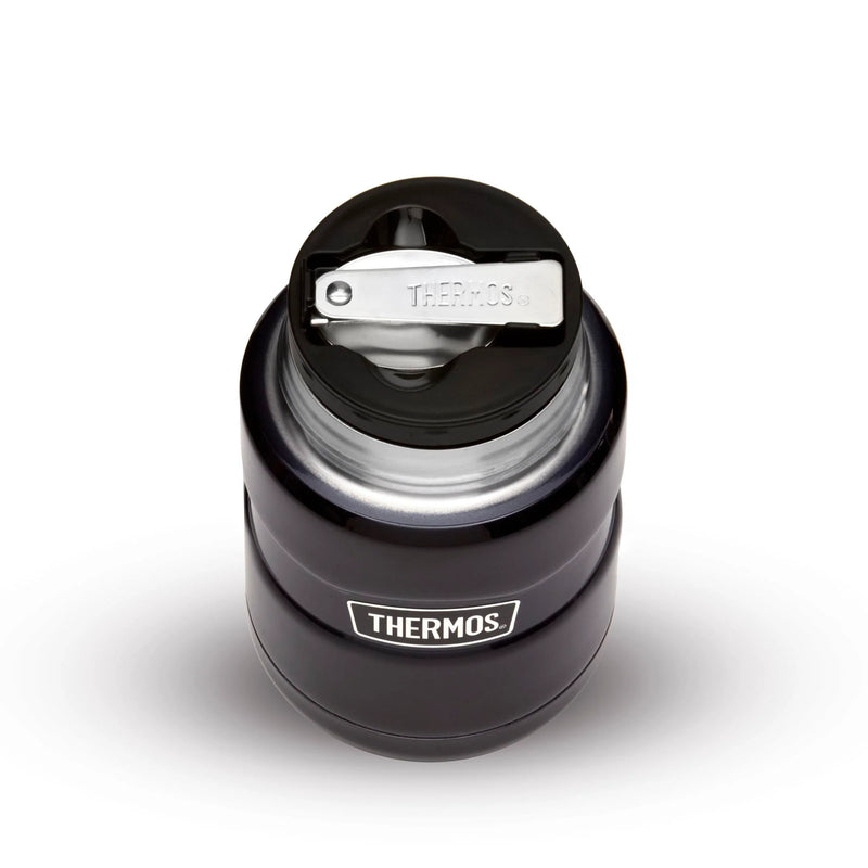 Thermos S/S King Food Flask 470ml Blue