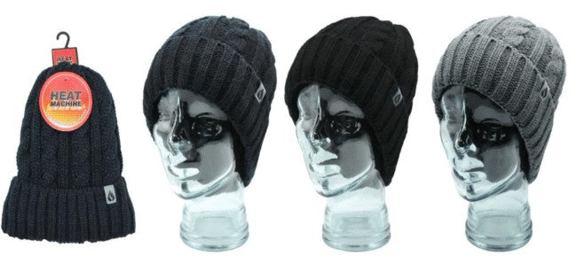 Heat Machine 3349 Thermal Multi Colour Pom Pom Hat (12 Units)