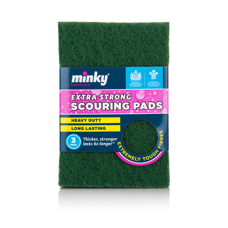 Minky Extra Strong Flat Scourer 3Pk (9 Units)