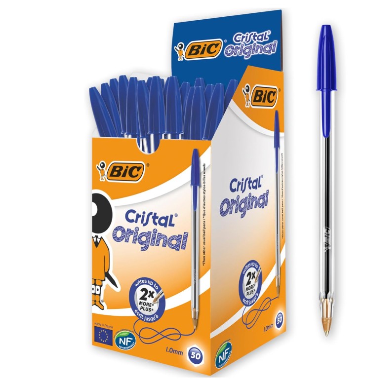 Cristal Medium Box 50 Blue (50 Units)