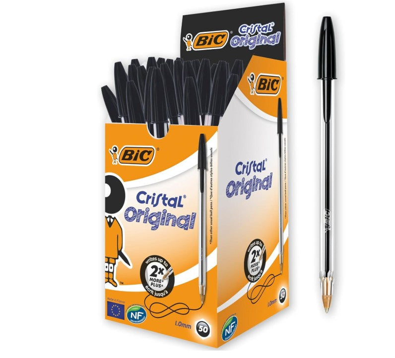 Cristal Medium Box 50 Black (50 Units)