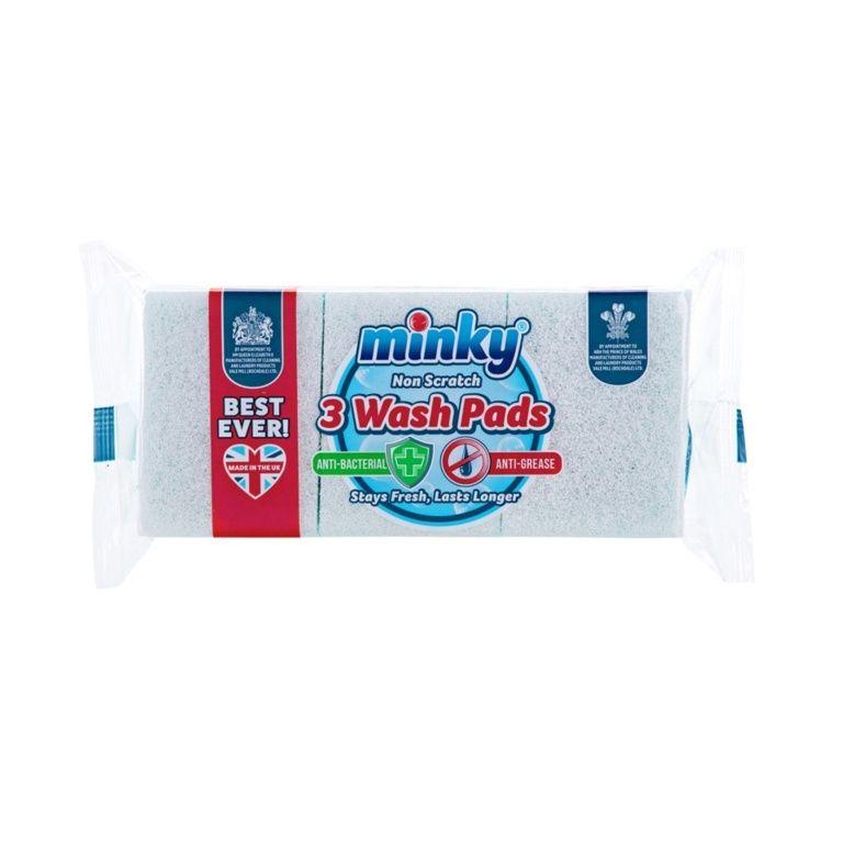 Minky Non-Scratch Wash Pads - 4 Pack (10 Units)