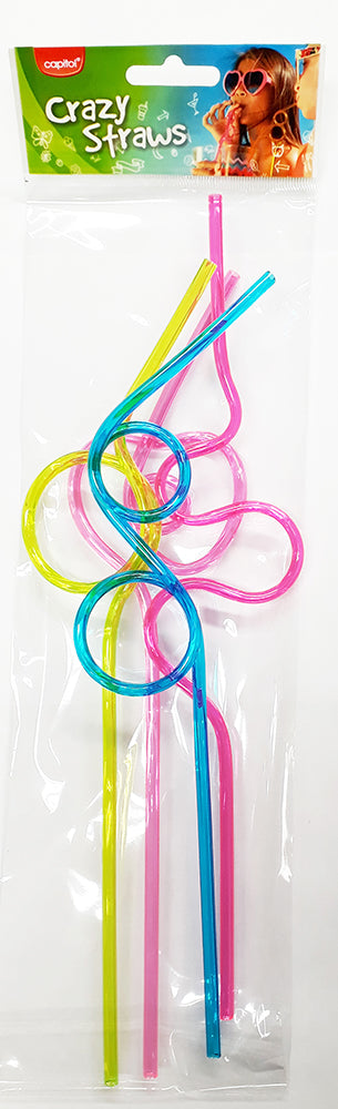 Crazy Straws - 4 Pack (12 Units)