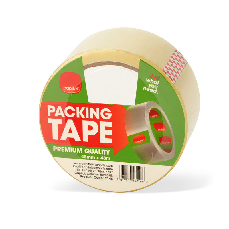 Parcel Tape Clear 48m x 48mm (6 Units)