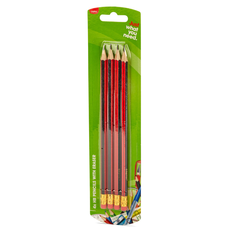 4 HB Pencils (6 Units)