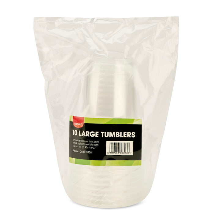 10 Large Tumblers (6 Units)