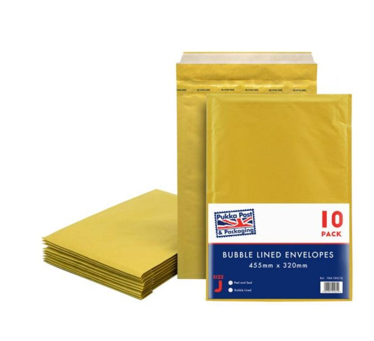 Pukka Gold Bubble Lined Envelope Size 2 - J (6)