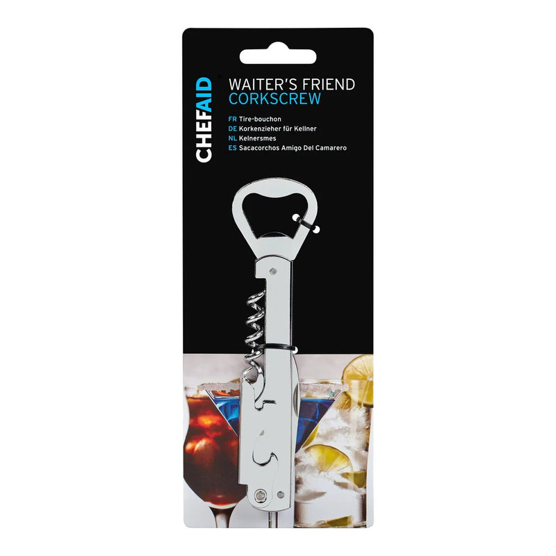 Chef Aid Waiter's Friend Corkscrew Set (1 Unit)