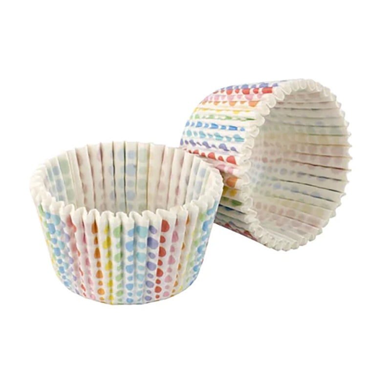 Tala Rainbow Dot Baking Cases - 32 Pack (6 Units)