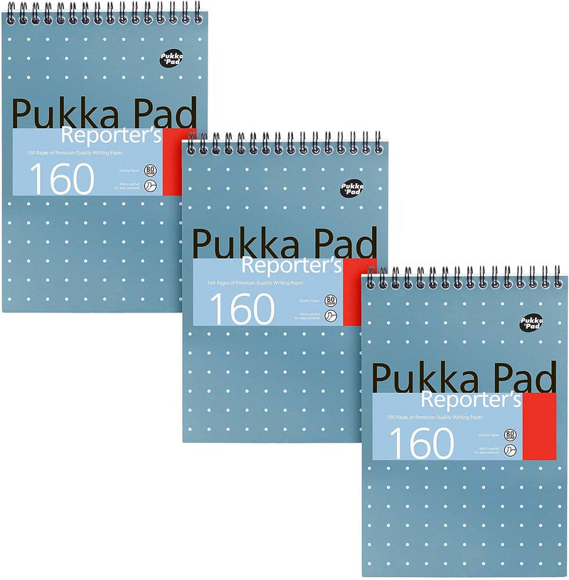 Pukka Pad Reporters Note Book - 3 Pack (6 Units)