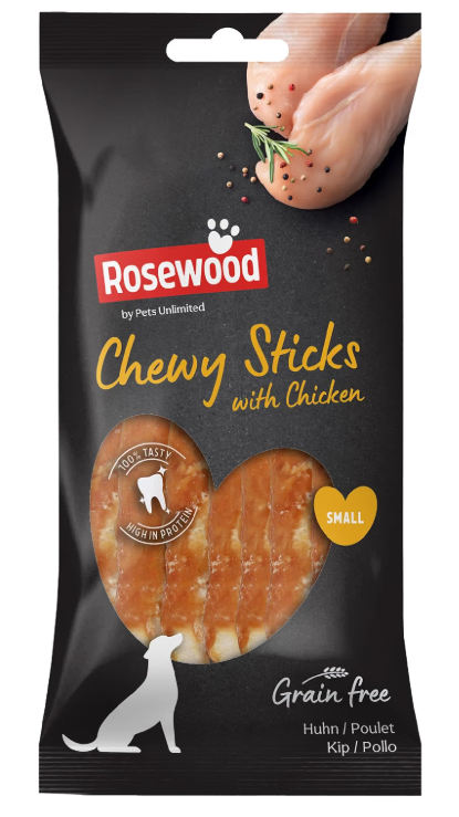 Rosewood Chewy Sticks Chicken Small (6 Units)