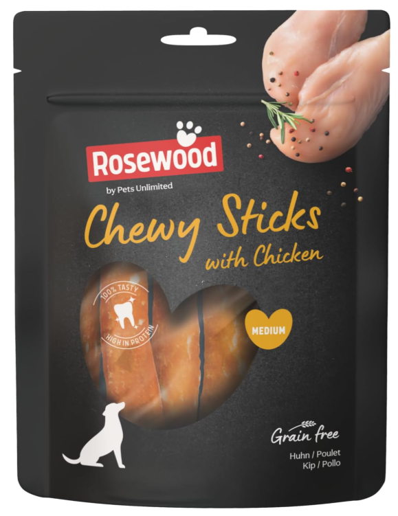 Rosewood Chewy Sticks Chicken Small (6 Units)