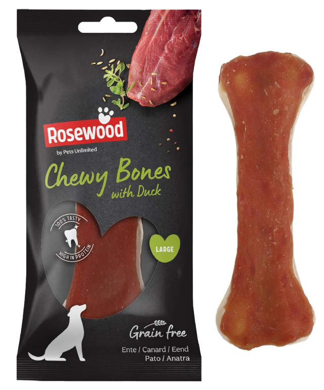 Rosewood Chewy Bone with Duck Large (6 Units)