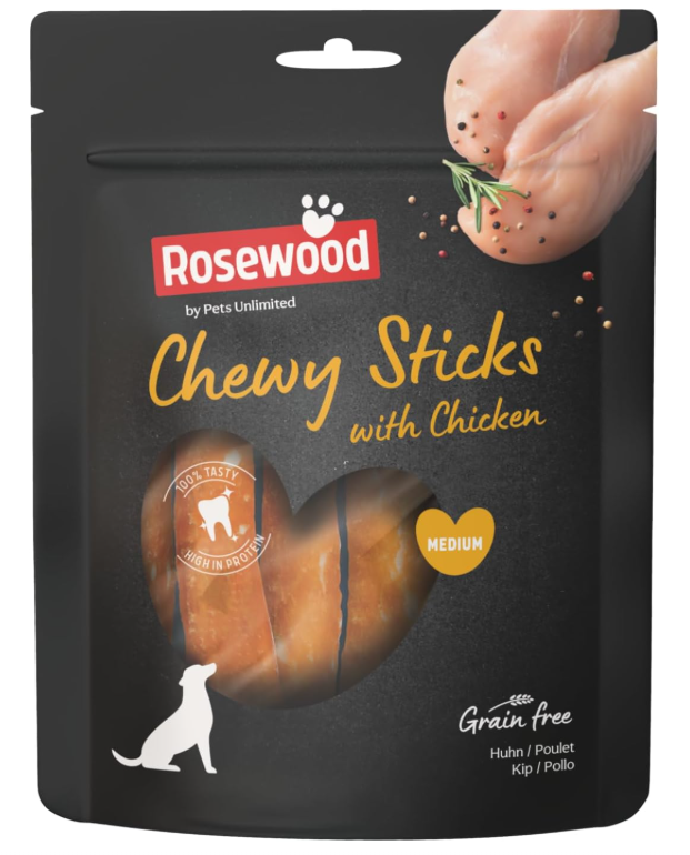 Rosewood Chewy Sticks with Chicken - Medium (8 Units)