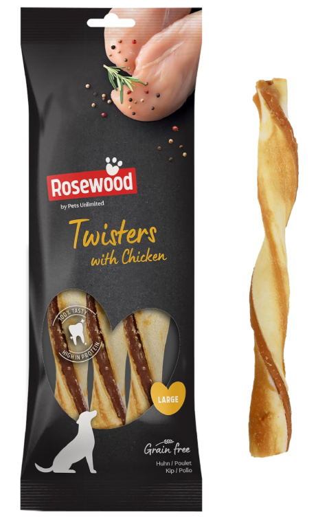 Rosewood Twister with Chicken x3 - Large (6 Units)