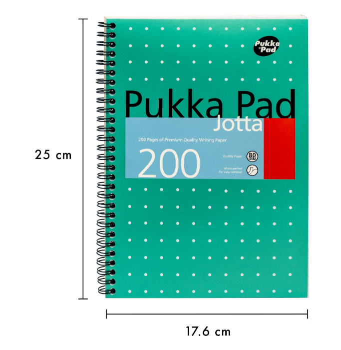 B5 Metallic Jotta Notepad Pukka (3 Units)