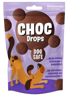Rosewood Dog Safe Choc Drops 200g (10 Units)