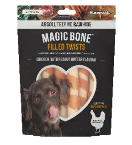 Magic Bone Twists Chicken Medium 195g 6pk (10)