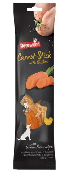 Giant Chicken Wrapped Carrot Stick 70g (12)