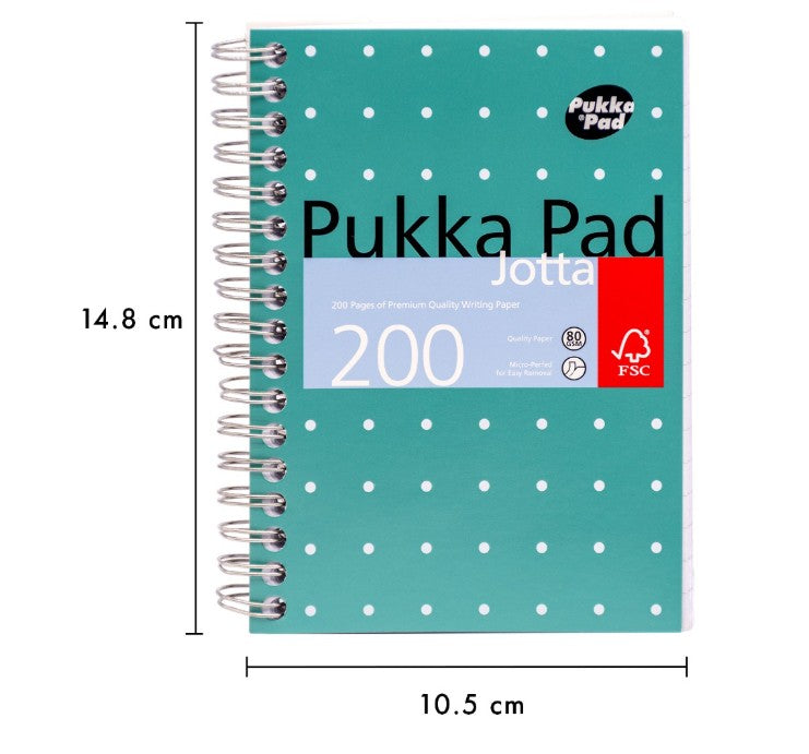 A6 Metallic Jotta Notepad Pukka (6 Units)