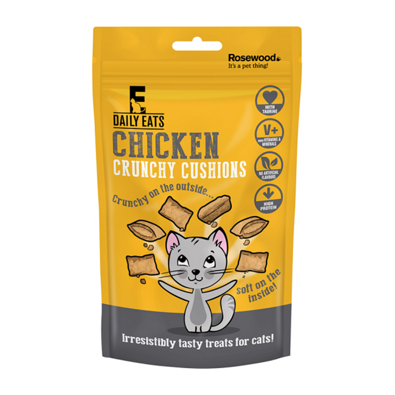 Rosewood Chicken Crunchy Cushion Cat Treats 60g (12 Units)