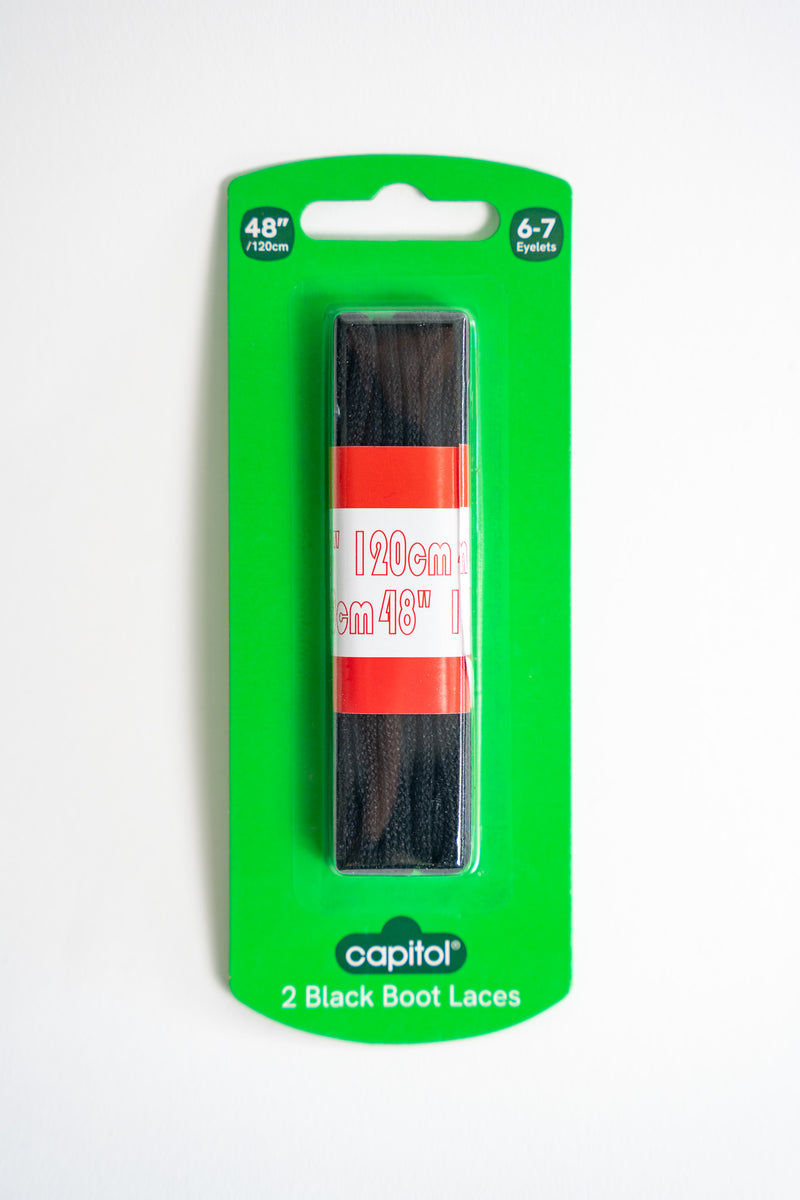 2 Boot Laces Black (12 Units)