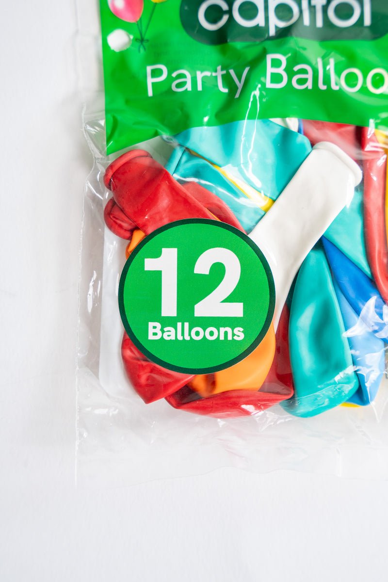 12 Party Balloons (12 Units)