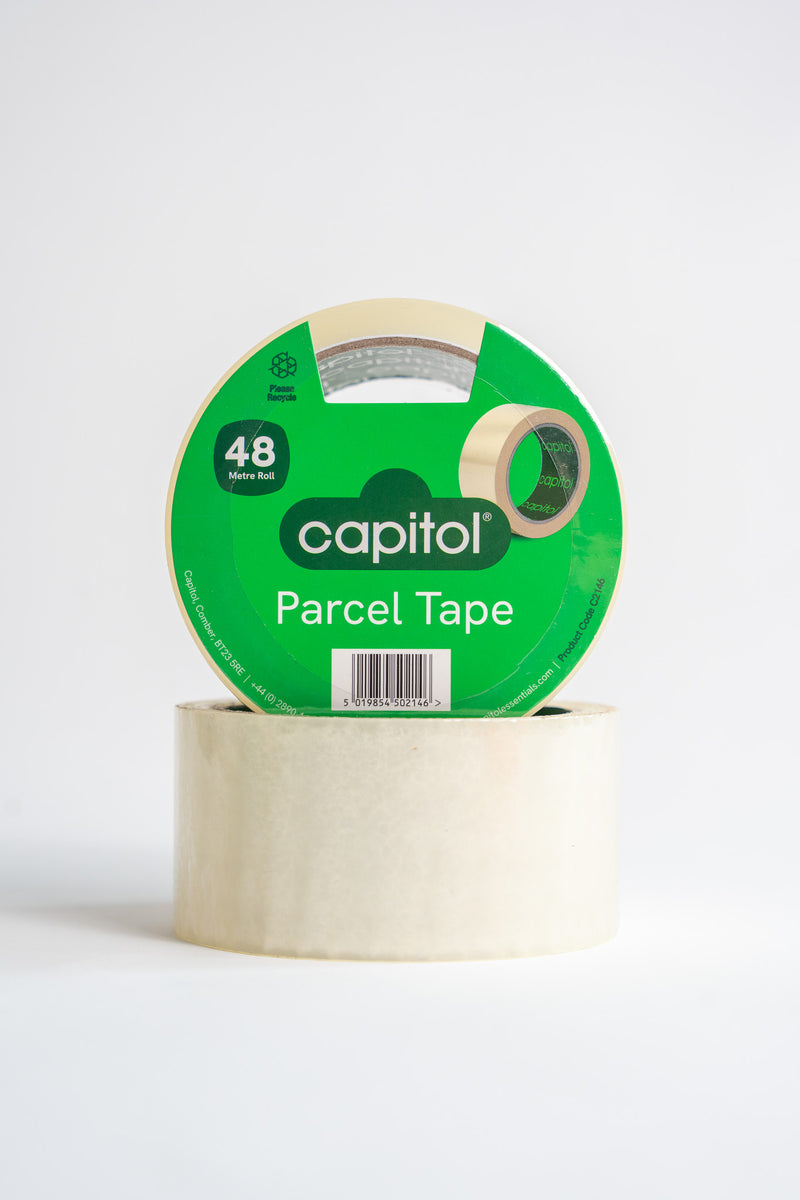 Parcel Tape Clear 48m x 48mm (6 Units)