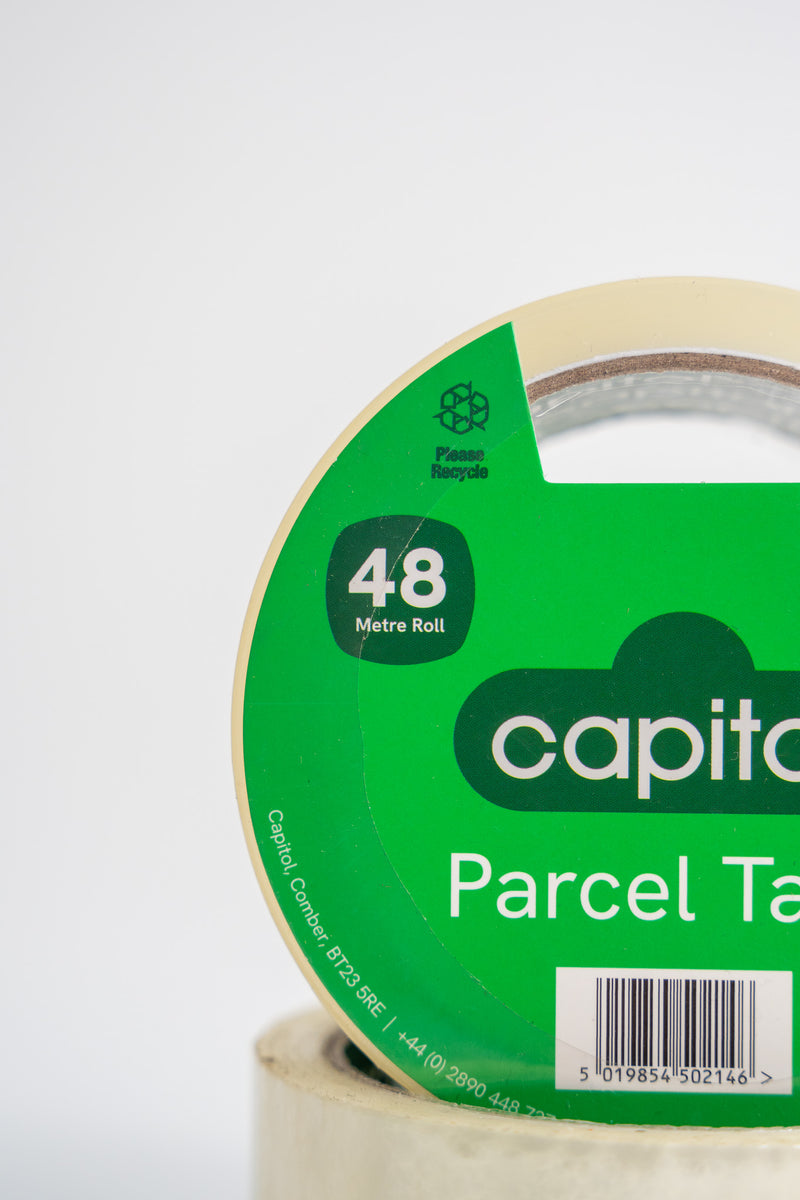 Parcel Tape Clear 48m x 48mm (6 Units)