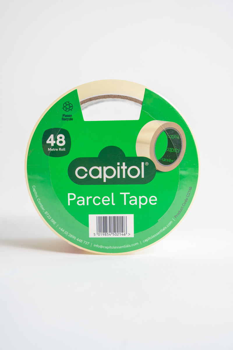 Parcel Tape Clear 48m x 48mm (6 Units)