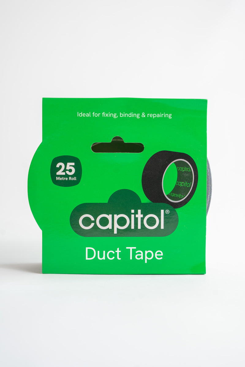Duct Tape 48mm x 25m Black (6 Units)