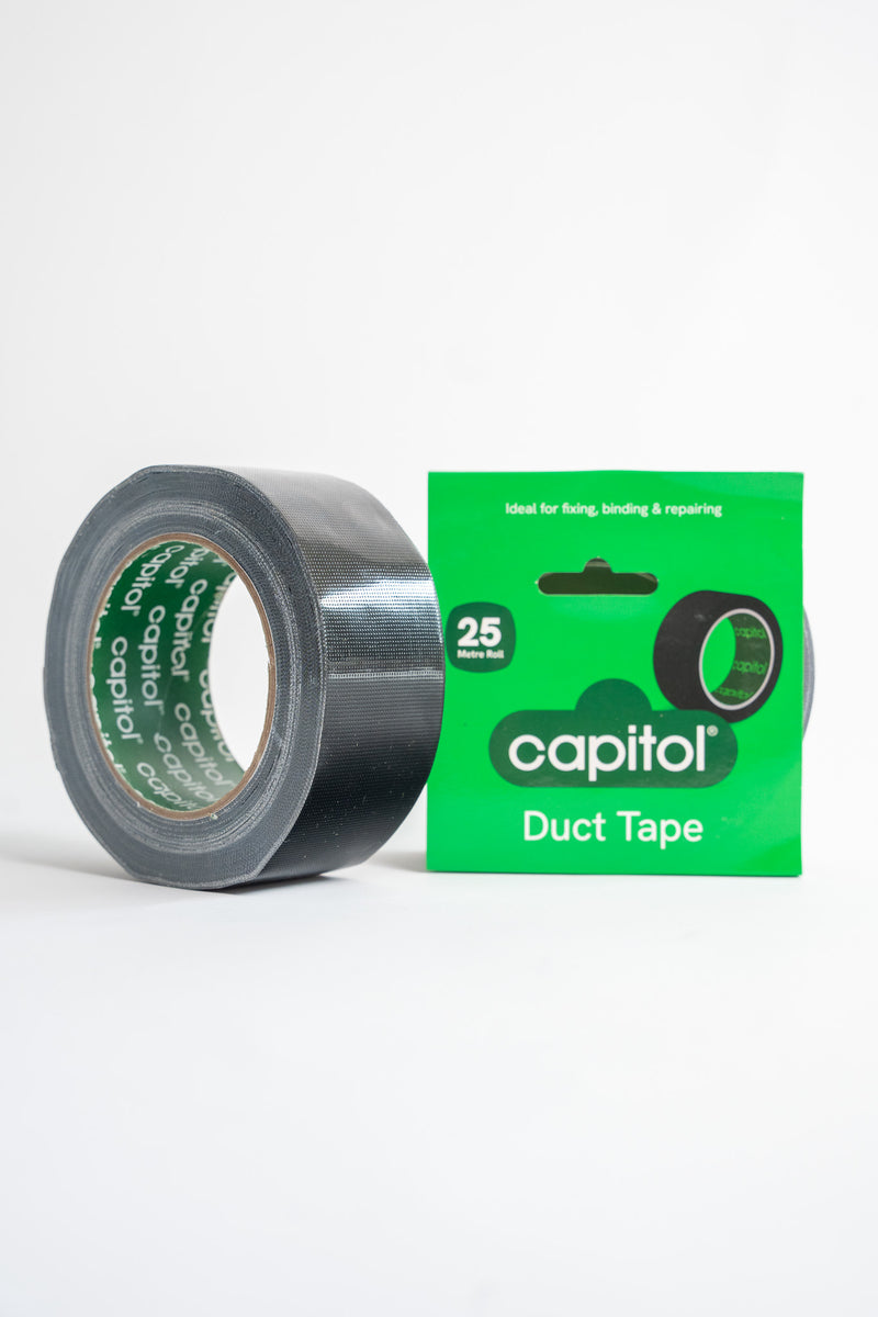 Duct Tape 48mm x 25m Black (6 Units)